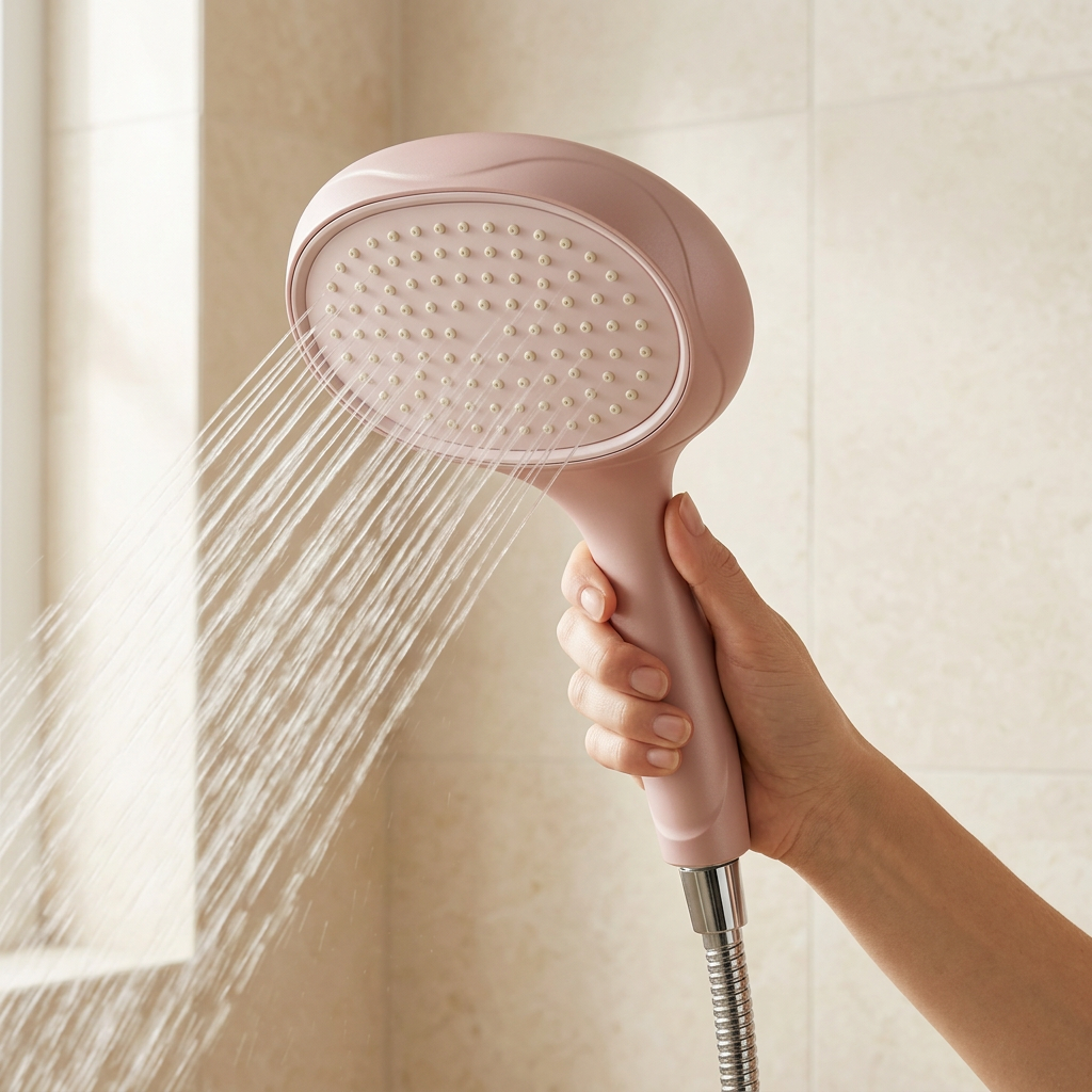 Aqua Blossom Rose Shower Head — Lightweight