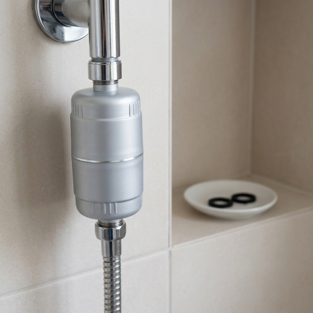 Shower Starter Filter + Spare Seal Kit