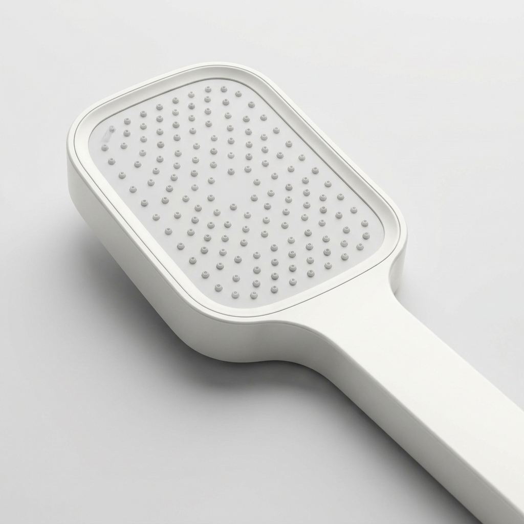 Aqua Blossom Pearl White Shower Head — Lightweight
