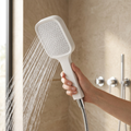 Aqua Blossom Pearl White Shower Head — Lightweight