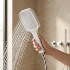 Aqua Blossom Pearl White Shower Head — Lightweight